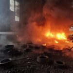 Вогнеборці повідомили що горіло на хімзаводі
