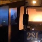 Вінницький тролейбус спалахнув під час руху. Відео