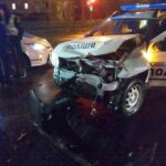 У Вінниці поліцейське авто потрапило в ДТП