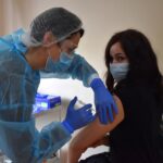 Вінницькі патрульні отримали першу дозу китайської вакцини від коронавірусу