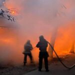 У Центральному парку загорілися дитячі атракціони. ВІДЕО