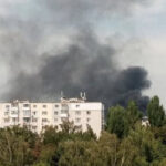У Вінниці загорілося будівництво. ВІДЕО