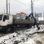 На Батозькій тривають роботи з прокладання інженерних комунікацій