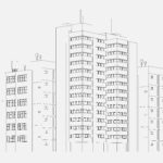 City architecture illustration