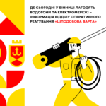 Де сьогодні у Вінниці лагодять водогони та електромережі – інформація відділу оперативного реагування «Цілодобова варта»