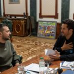 Президент провів зустріч із британським актором, послом доброї волі ЮНІСЕФ Орландо Блумом