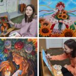 Роботи двох учениць Вінницької дитячої художньої школи представлені у Лондоні на виставці «100 картин дітей незламної Ук