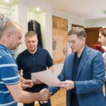 Мер міста Сергій Моргунов привітав колектив фабрики «Володарка» зі столітнім ювілеєм
