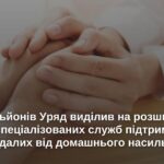 Уряд виділив 175 мільйонів гривень на розширення мережі спеціалізованих служб підтримки постраждалих від домашнього наси