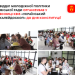 Відділ молодіжної політики міської ради організував у Вінниці квіз «Український калейдоскоп» до Дня Конституції