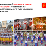 Вінницький ансамбль танцю «Радість» повернувся з фестивального туру країнами Європи