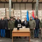 Вірменія передала Україні 10 тонн медикаментів для військового госпіталю