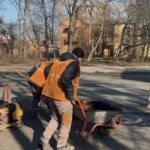 У Вінниці триває ремонт доріг з допомогою рециклера