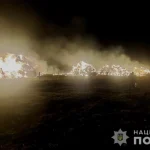 В знак помсти: на Вінниччині чоловік підпалив 700 тюків соломи на території підприємства