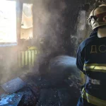 У Вінниці під час пожежі у дев’ятиповерхівці врятували чоловіка