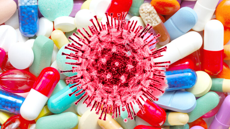 Closeup of Pills