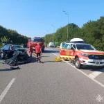 Автотроща за участю автомобілів “Сузукі” та “Мерседес”: рятувальники ліквідували наслідки ДТП