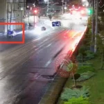 У Вінниці на Соборній водій BMW протаранив припарковане авто (відео)