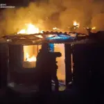 Через дитячі пустощі на Вінниччині загорілась господарча будівля