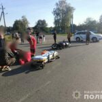 На Вінниччині водій Porsch зіткнувся з мотоциклом: подробиці