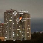 Російський шахеда влучив у багатоповерхівку в Києві