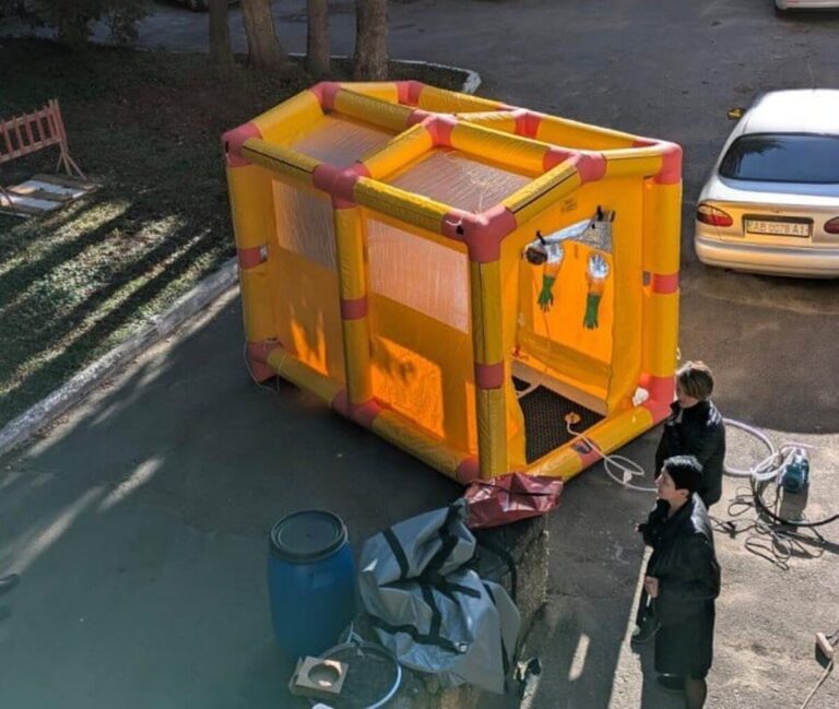 Портативний душ для знезараження отримали епідеміологи Вінниччини