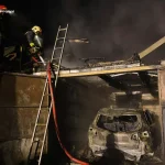 На Вінниччині горіли трактор, газова труба та автівки