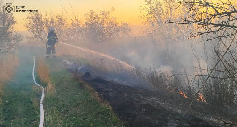 Рятувальники Вінниччини ліквідували 12 пожеж за добу