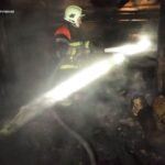 На Вінниччині горіла господарча будівля