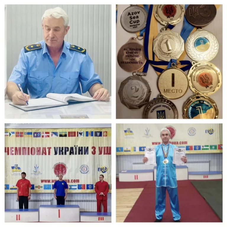 Працівник Вінницької митниці у 60 років став призером чемпіонату України з кунгфу
