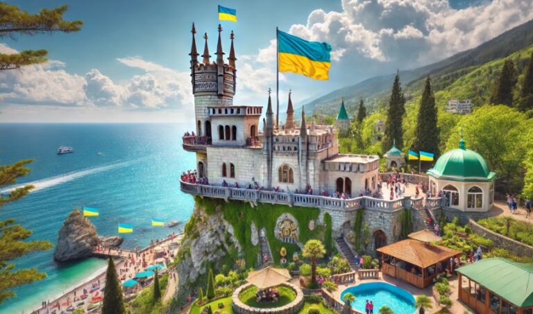 Деокупація Криму — штучний інтелект показав, який вигляд може мати півострів у майбутньому Новини.live - Google Chrome