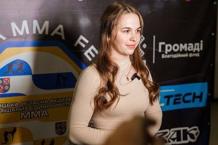 На Вінниччині визначили кращу спортсменку MMA серед молоді у 2024 році