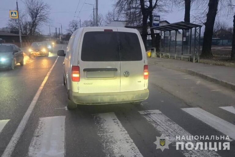 У Вінниці водій Volkswagen збив пішохода на переході
