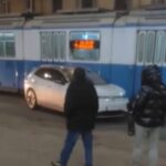 У Вінниці автомобіль підрізав трамвай – рух ускладнений