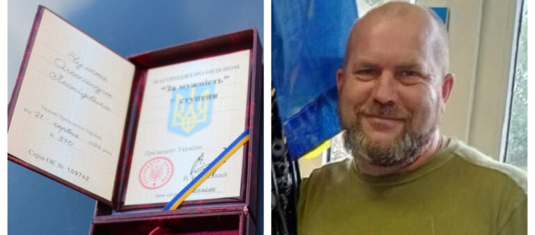 Передали нагороду дружині бійця з Калинівки, який рік перебуває у комі після поранення