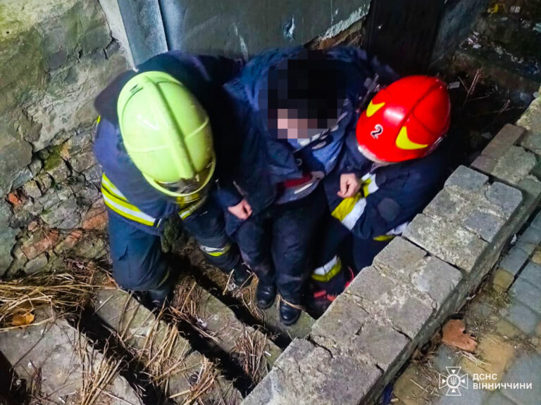 У Вінниці рятувальники допомогли пенсіонерці, яка впала в підвал