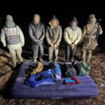 Троє чоловіків у Вінницькій області намагалися перетнути кордон на матраці з лопатками (Відео)