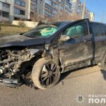 Лобове зіткнення у Вінниці: двоє водіїв опинилися в лікарні