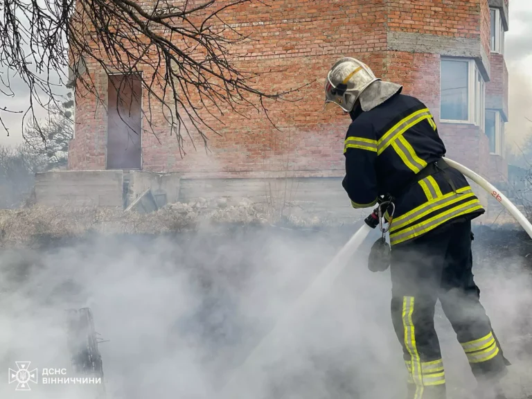 Горіли два будинки: на Вінниччині минулої доби спалахнуло 17 пожеж