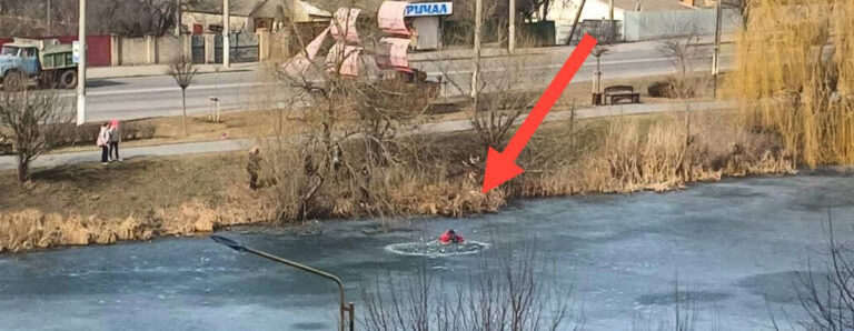 У Вінниці на озері дитина провалилася під кригу