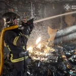 У Вінниці горіла закинута будівля (ФОТО)
