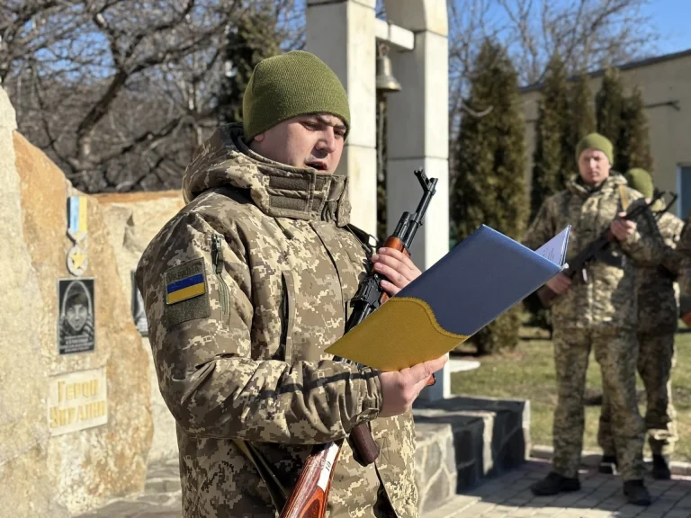 На Вінниччині новобранці прикордонного загону склали присягу на вірність Українському народу