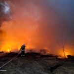 У Тульчинському районі горів тамбур багатоповерхівки