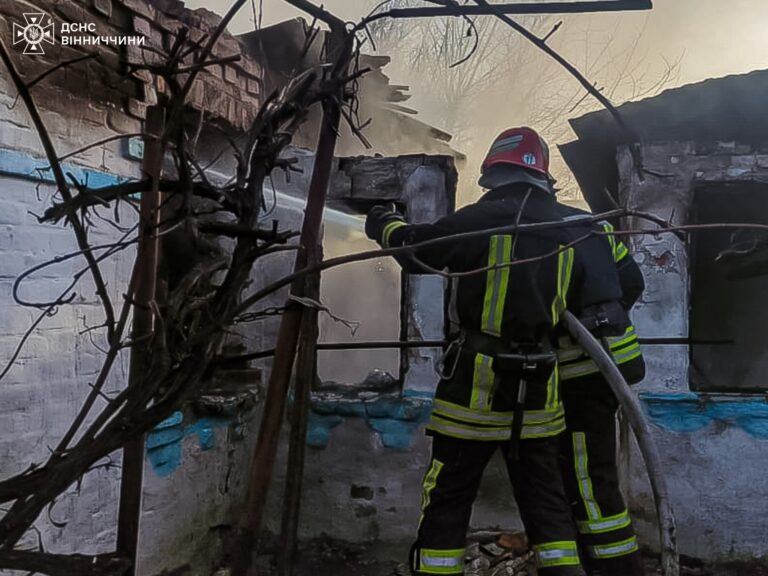 На Вінниччині горіли житлові будинки