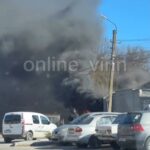 Сильна пожежа на вулиці Шимка у Вінниці