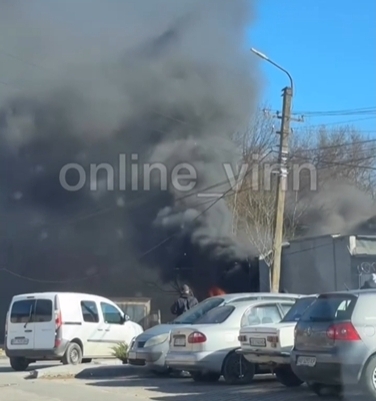 Сильна пожежа на вулиці Шимка у Вінниці