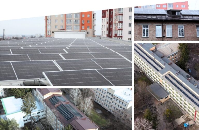 Сім корпусів вінницьких медзакладів обладнані сонячними електростанціями