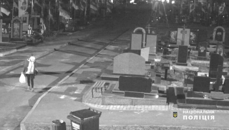 У Вінниці затримали жінку, яка поглумилася над могилою «Грінки» (ВІДЕО)