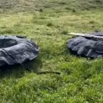 Мешканці Вінниччини та Києва на надувних тюбінгах намагались втекти з України (Відео)