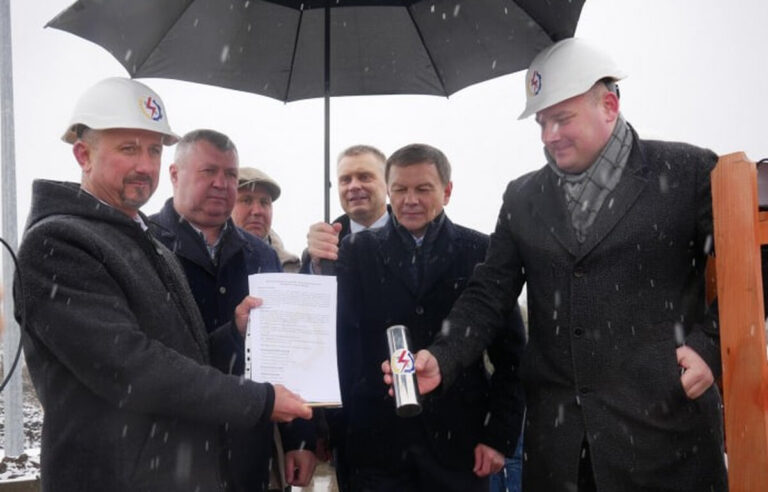 Капсулу часу заклали на будівництві нової підстанції у Вінниці (ФОТО)